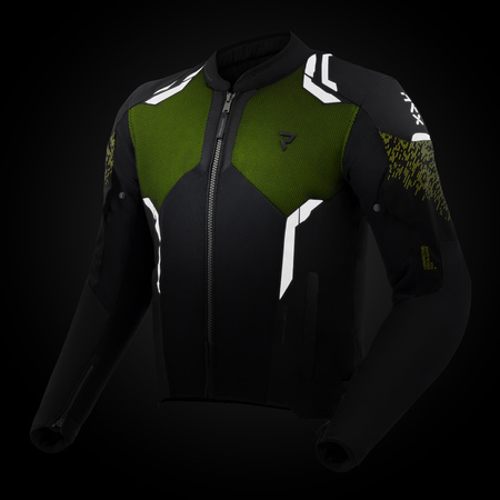 KURTKA MOTOCYKLOWA TEKSTYLNA REBELHORN JAX BLACK FLUO YELLOW 5XL