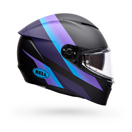 KASK MOTOCYKLOWY BELL LITHIUM PASSION MATTE BLACK PURPLE S