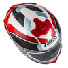 KASK MOTOCYKLOWY NZI TRENDY STREAM RAPID WHITE RED BLUE RED S S