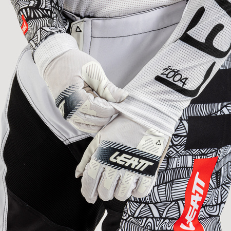 STRÓJ OFFROADOWY BLUZA I SPODNIE LEATT RIDE KIT 3.5 WHITE L