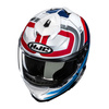 KASK MOTOCYKLOWY HJC I71 VIZ BLUE RED XL