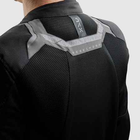 KURTKA MOTOCYKLOWA TEKSTYLNA REBELHORN JAX BLACK GREY XL