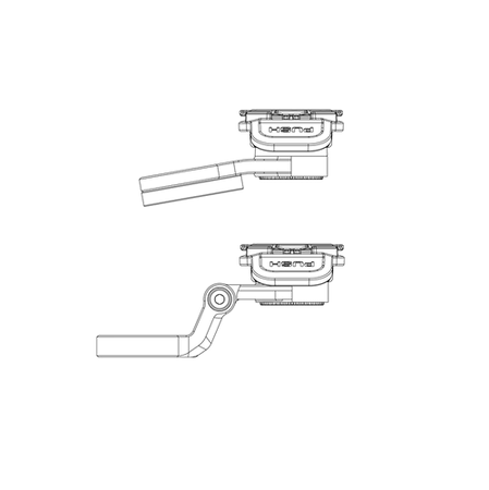 Regulowana podstawa rowerowa pod zaślepkę sztycy główki ramy Quad Lock® Stem Cap Mount