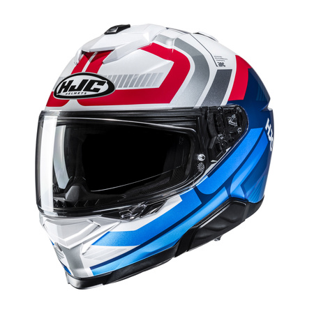 KASK MOTOCYKLOWY HJC I71 VIZ BLUE RED XS
