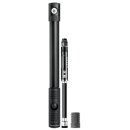 POMPKA RĘCZNA CRANKBROTHERS PUMP HAND KLIC HP GAUGE W/ CO2 MIDNIGHT EDITION