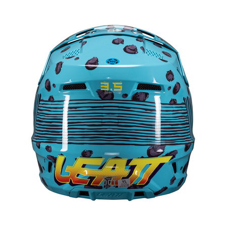 KASK MOTOCYKLOWY Z GOGLAMI JUNIOR LEATT KIT MOTO 3.5 CHEETAH L