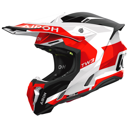 KASK MOTOCYKLOWY AIROH TWIST 3 FANCY RED GLOSS S