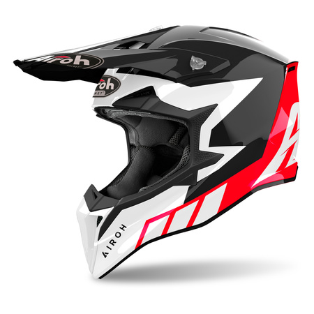 KASK MOTOCYKLOWY AIROH WRAAAP RELOADED RED GLOSS XL