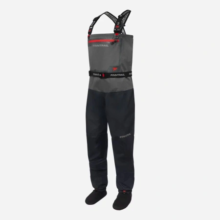Finntrail Waders Wademan Grey M Lekkie i niezawodne wodoodporne