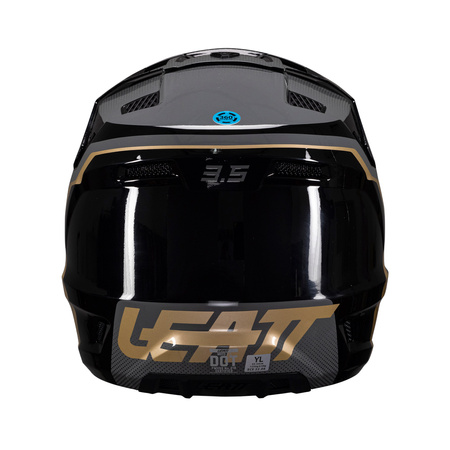 KASK MOTOCYKLOWY Z GOGLAMI JUNIOR LEATT KIT MOTO 3.5 BLACK M