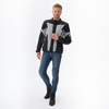 KURTKA MOTOCYKLOWA TEKSTYLNA REBELHORN SCOUT BLACK GREY FLUO YELLOW S