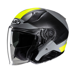 KASK HJC RPHA31 CHELET SILVER/YELLOW M