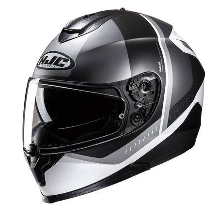 KASK MOTOCYKLOWY HJC C70N ALIA BLACK SILVER M