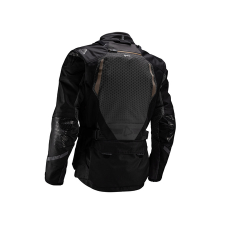 KURTKA MOTOCYKLOWA TEKSTYLNA LEATT ADV FLOWTOUR 5.5 STEALTH BLACK GREY XL