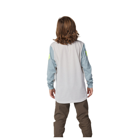 KOSZULKA ROWEROWA Z DŁUGIM RĘKAWEM FOX JUNIOR RANGER AVIATION GUNMETAL YM