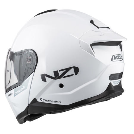 KASK MOTOCYKLOWY NZI COMBI 3 DUO WHITE XS
