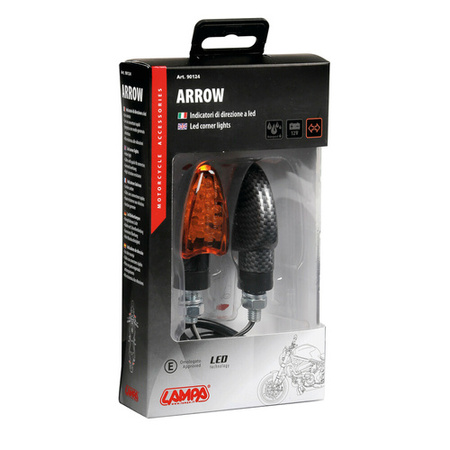 90124  Arrow, kierunkowskazy - 12V LED - Carbon