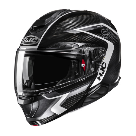 KASK MOTOCYKLOWY HJC RPHA91 CARBON LAGOS BLACK WHITE L