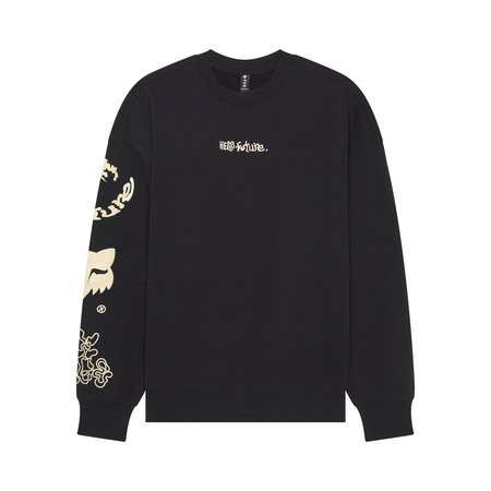 BLUZA FOX HELLO FUTURE OVERSIZED CREW BLACK XL