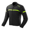 KURTKA MOTOCYKLOWA TEKSTYLNA OZONE NEO BLACK FLUO YELLOW S