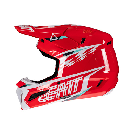 KASK MOTOCYKLOWY Z GOGLAMI LEATT KIT MOTO 3.5 RED M