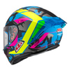 KASK MOTOCYKLOWY NZI TRENDY STREAM CAMU BLUE NEON PINK BLUE S MATT L