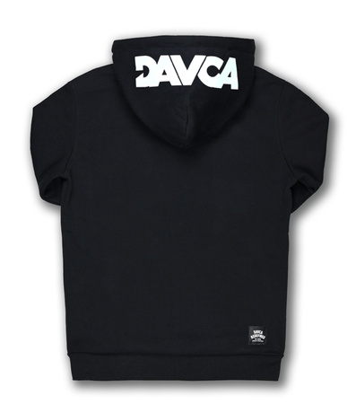 DAVCA bluza z suwakiem odblaskowe logo