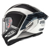 KASK MOTOCYKLOWY NZI TRENDY STREAM ELEGANCE WHITE BLACK TINTED S MATT S