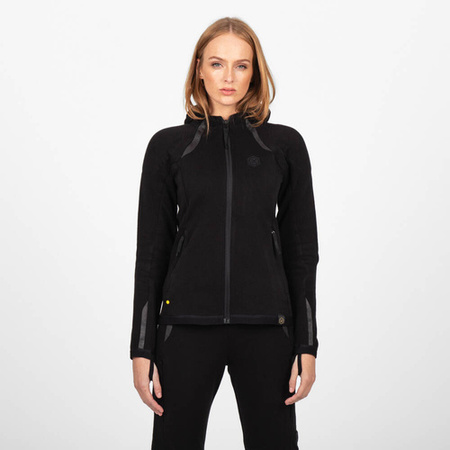 Shield Track Suit Womens Full Zip Hoody Black