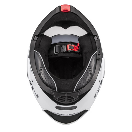 KASK MOTOCYKLOWY NZI COMBI 3 DUO WHITE XS