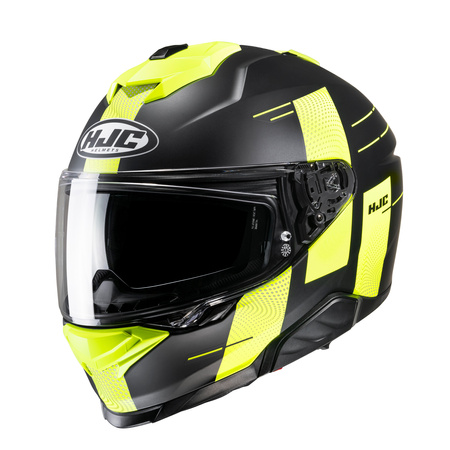 KASK MOTOCYKLOWY HJC I71 PEKA BLACK YELLOW S