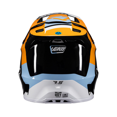 KASK MOTOCYKLOWY Z GOGLAMI LEATT KIT MOTO 7.5 ORANGE S