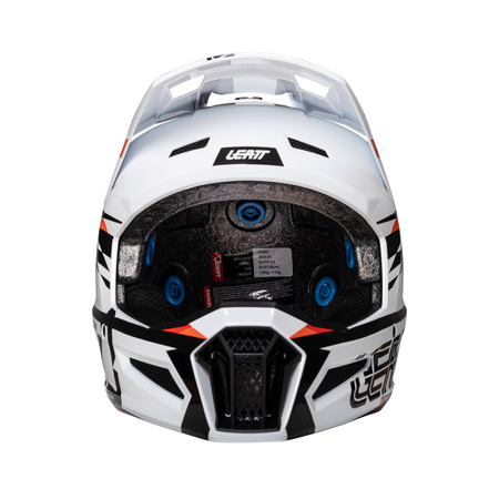 KASK MOTOCYKLOWY Z GOGLAMI LEATT KIT MOTO 3.5 WHITE XS