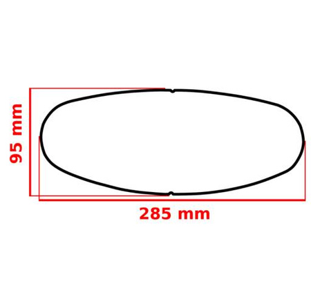 FOGCITY EASY Fullface Medium-Standard FCE002 - Folia anti-fog, uniwersalna na wizjery kasków integralnych