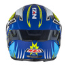KASK MOTOCYKLOWY NZI TRENDY STREAM OCELO BLUE WHITE SKY BLUE MATT M