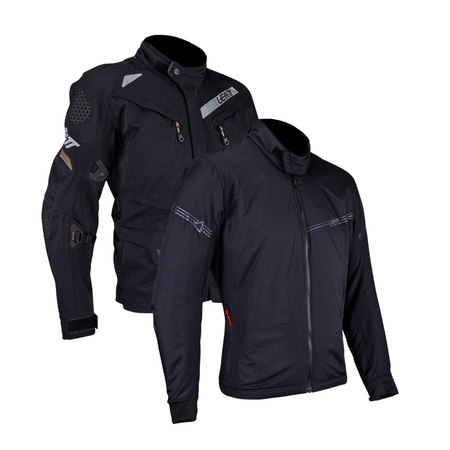 KURTKA MOTOCYKLOWA TEKSTYLNA LEATT ADV DRITOUR 7.5 STEALTH BLACK GREY XXL