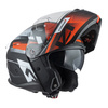 KASK MOTOCYKLOWY NZI COMBI 3 DUO METRIC BLACK RED MATT S