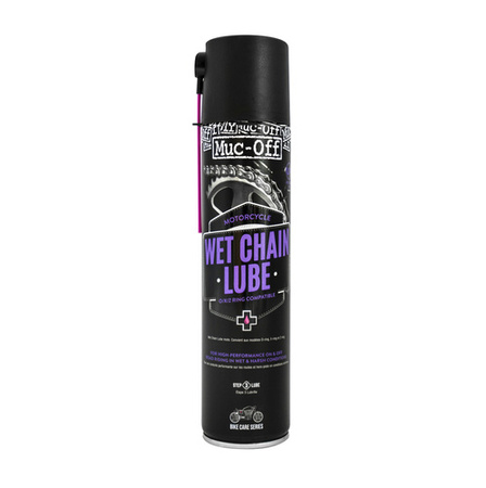 Muc-Off 611 - Smar do łańcucha odporny na wodę - 400ml - Wet Chain Lube
