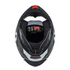 KASK MOTOCYKLOWY NZI COMBI 3 DUO METRIC BLACK RED MATT S