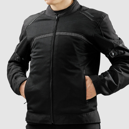 KURTKA MOTOCYKLOWA TEKSTYLNA OZONE NEO AIR BLACK XL