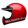 KASK MOTOCYKLOWY BELL MOTO-3 CLASSIC RED L