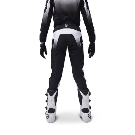 SPODNIE MOTOCYKLOWE JUNIOR FOX 180 LEAN BLACK WHITE Y24