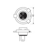 58040 Żarówka H4 Halogen lamp 60/55W