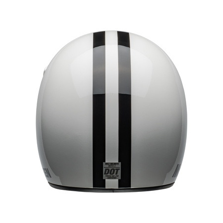 KASK MOTOCYKLOWY BELL MOTO-3 ECE6 SMQ AGS WHITE BLACK S