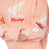 BLUZA Z KAPTUREM FOX LADY X HONDA OVERSIZED PO FLEECE PALE PINK XS