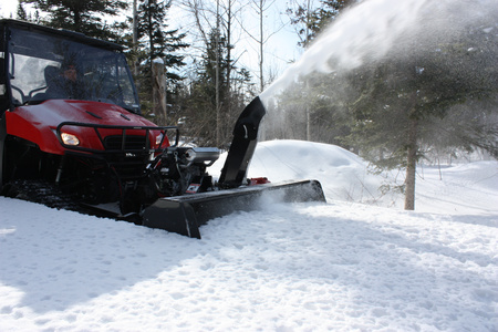 BERCOMAC profesjonalna odśnieżarka 72" (183 cm) silnik Honda 22HP