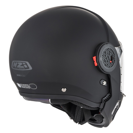 KASK MOTOCYKLOWY NZI MINIMOD DUO MATT BLACK S