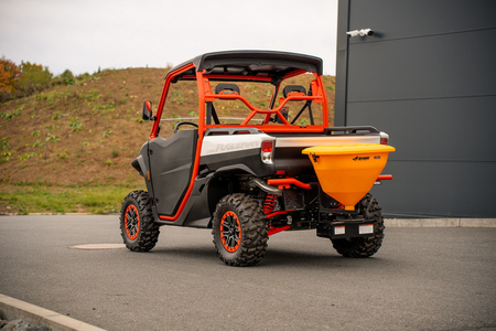 SHARK Spreader 100kg Przenośny, wielofunkcyjny, zdalnie sterowany rozrzutnik suchego materiału ATV