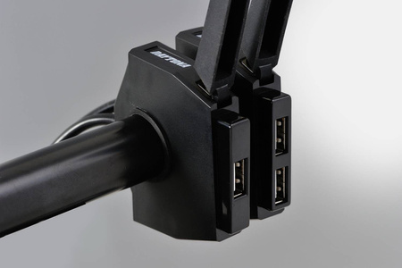 Daytona Źródła zasilania z 1 portem USB na smukłej obejmie do montażu na kierownicy motocykla 89371