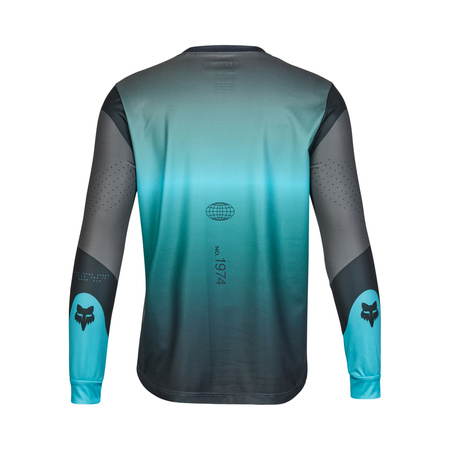 KOSZULKA ROWEROWA Z DŁUGIM RĘKAWEM FOX JUNIOR RANGER REVISE TEAL YS